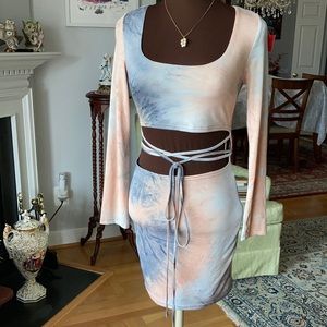 Fashion Nova long sleeve body con minidress